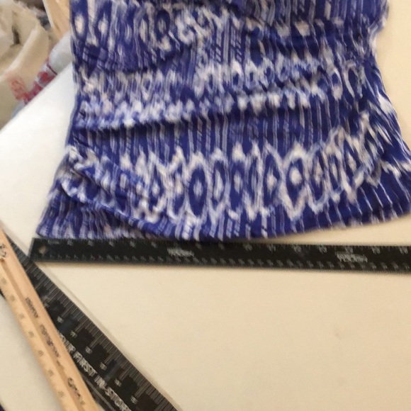 Tommy Bahama size 12 purple violet large Tankini swimwear bluish purple & white - Picture 12 of 15